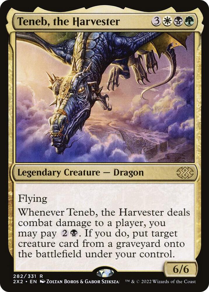 Teneb, the Harvester 282 card from Double Masters 2022