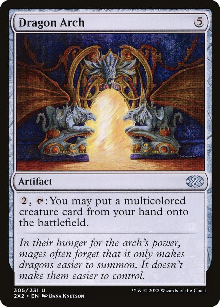 Dragon Arch 305 card from Double Masters 2022