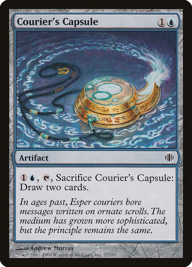 Courier's Capsule 37 card from Shards of Alara