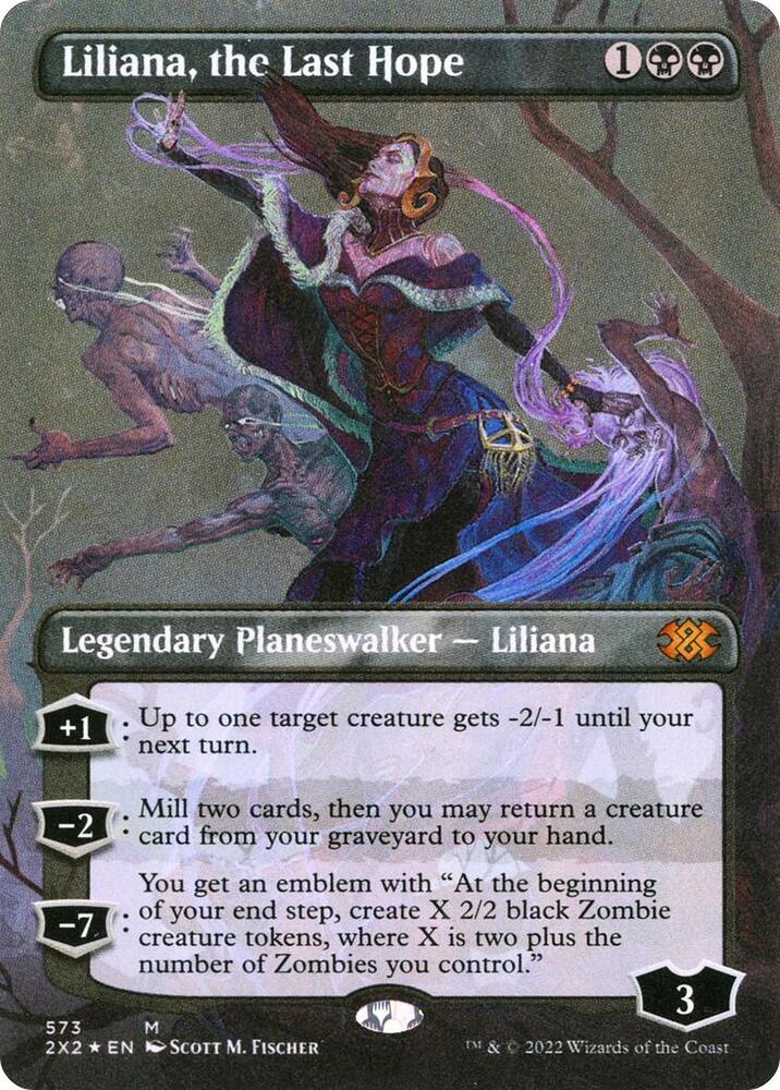 Liliana, the Last Hope (Textured Foil) 573 card from Double Masters 2022