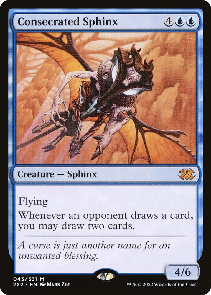 Consecrated Sphinx 43 card from Double Masters 2022