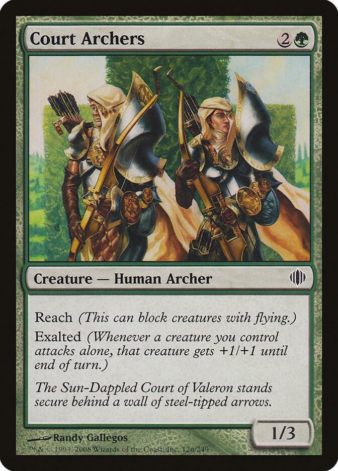 Court Archers 126 card from Shards of Alara
