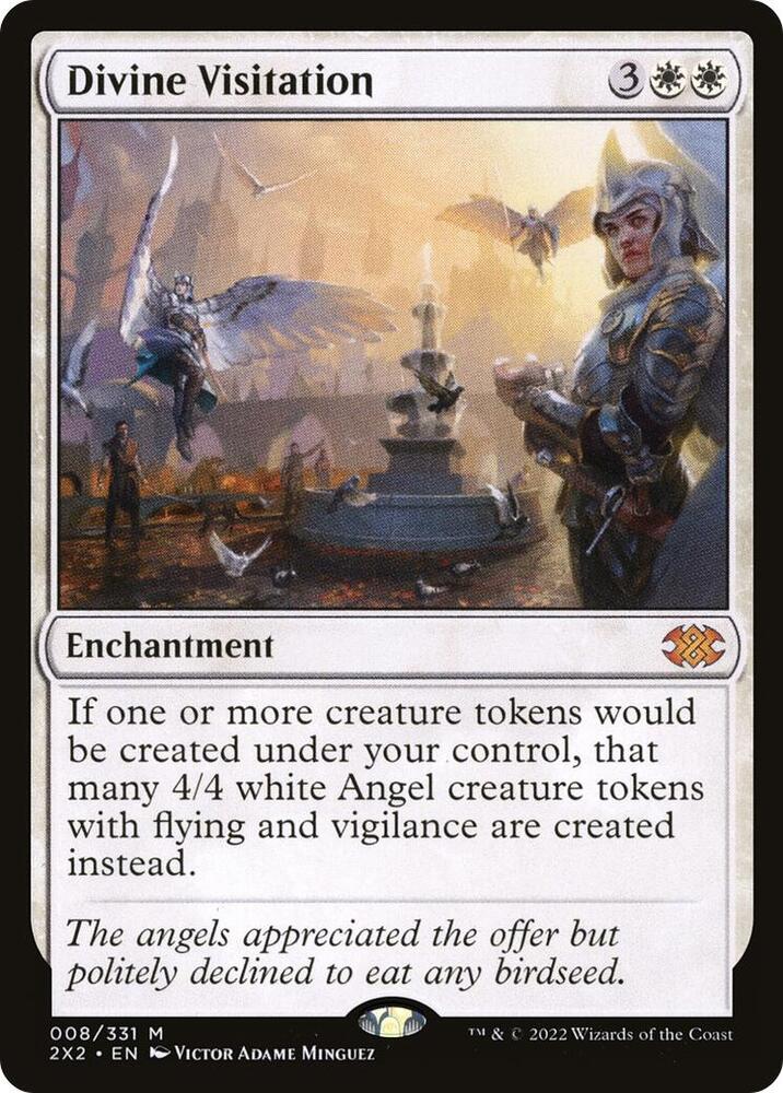 Divine Visitation 8 card from Double Masters 2022