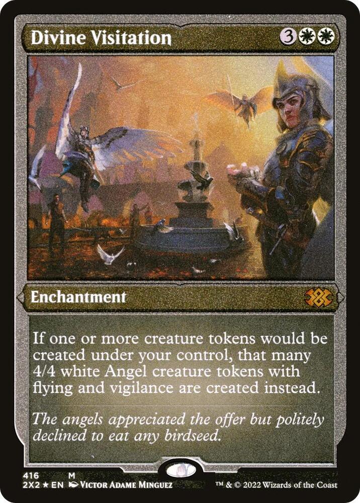 Divine Visitation (Foil Etched) 416 card from Double Masters 2022