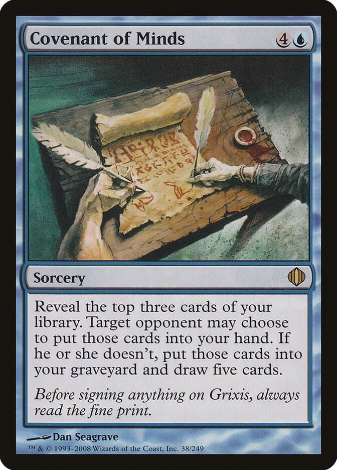 Covenant of Minds 38 card from Shards of Alara