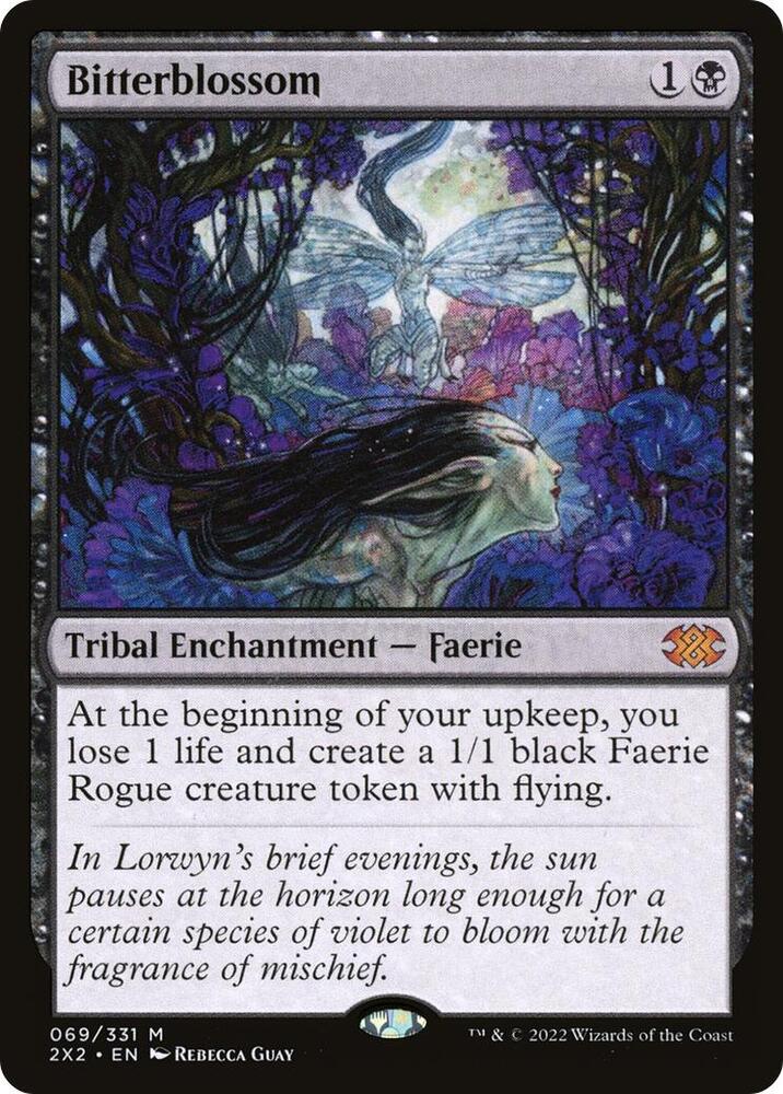 Bitterblossom 69 card from Double Masters 2022