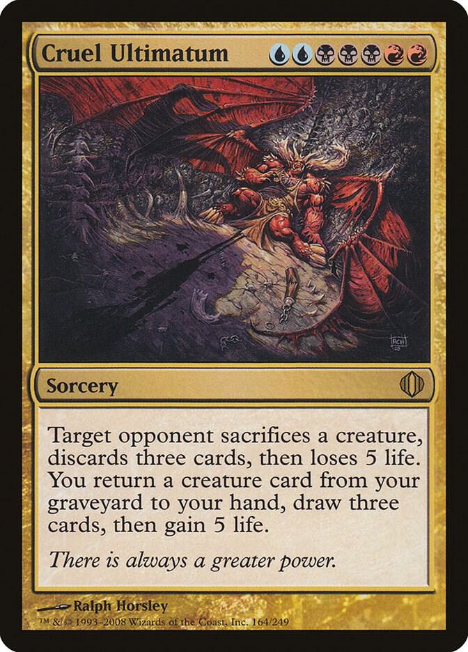 Cruel Ultimatum 164 card from Shards of Alara