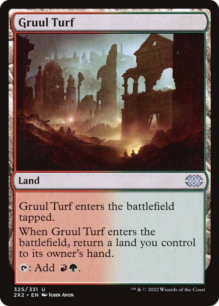 Gruul Turf 325 card from Double Masters 2022