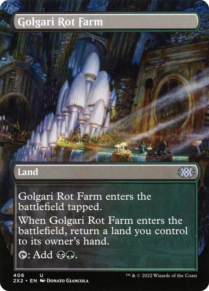 Golgari Rot Farm (Borderless) 406 card from Double Masters 2022