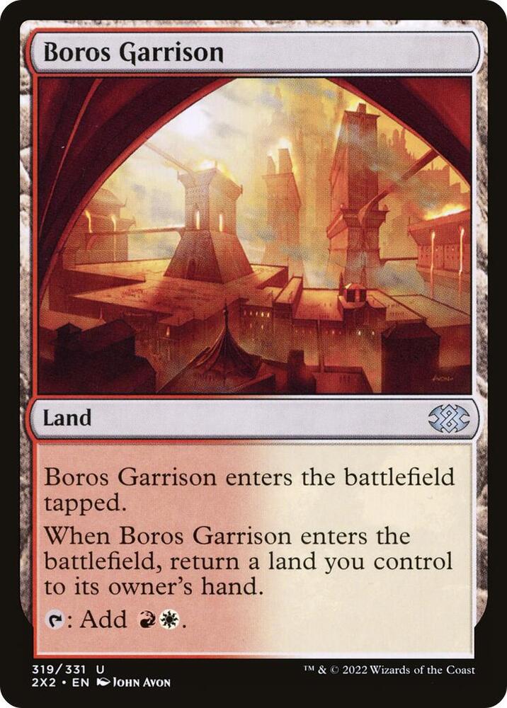 Boros Garrison 319 card from Double Masters 2022