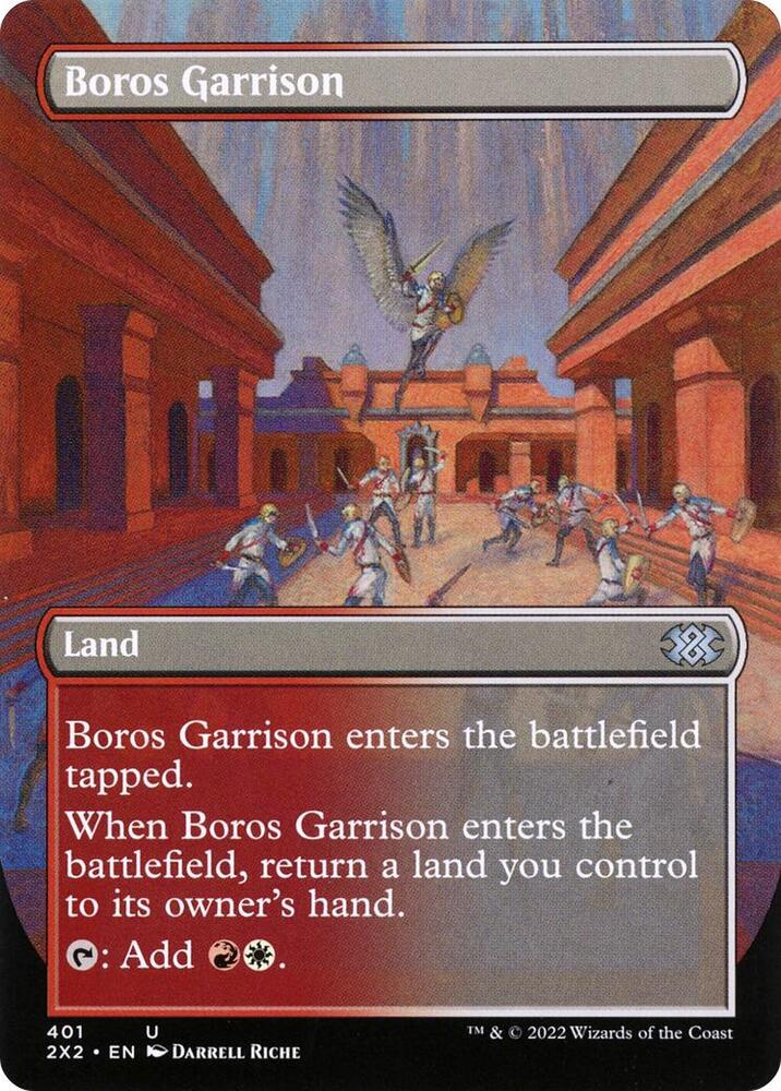 Boros Garrison (Borderless) 401 card from Double Masters 2022