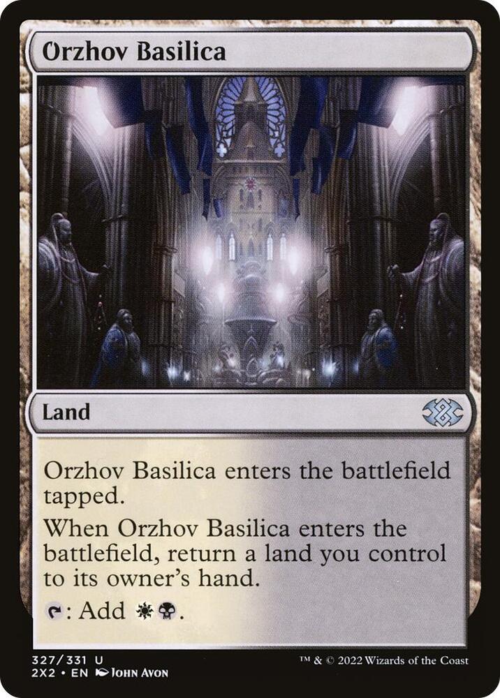 Orzhov Basilica 327 card from Double Masters 2022