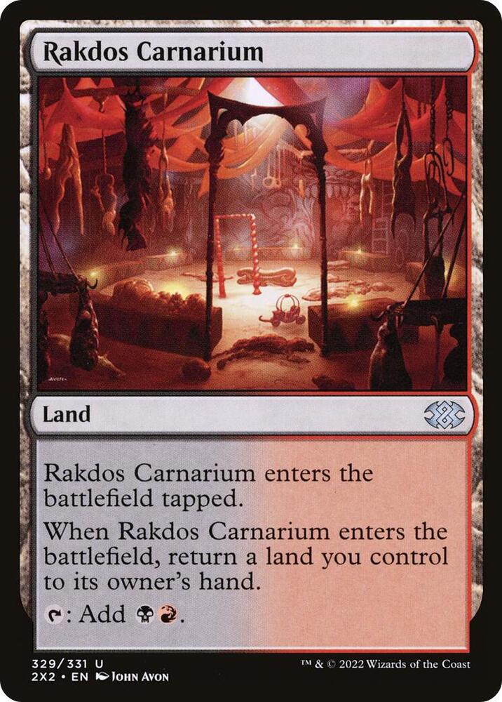 Rakdos Carnarium 329 card from Double Masters 2022