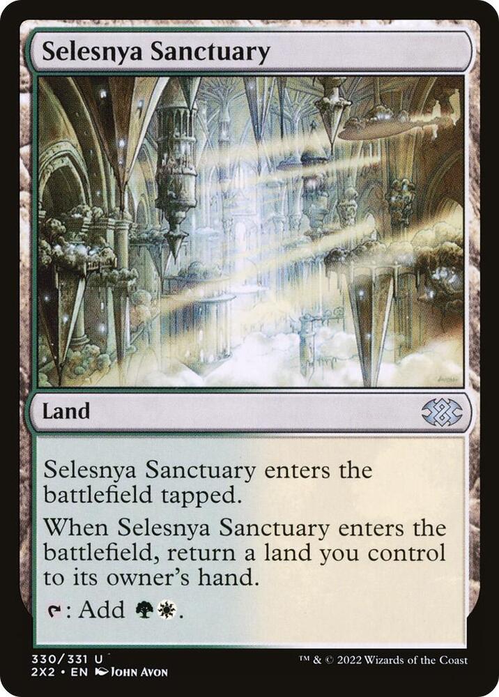 Selesnya Sanctuary 330 card from Double Masters 2022