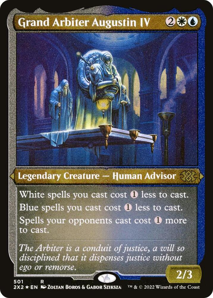 Grand Arbiter Augustin IV (Foil Etched) 501 card from Double Masters 2022