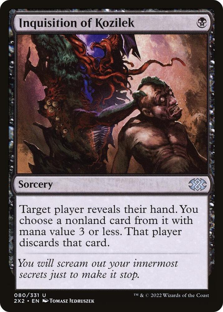 Inquisition of Kozilek 80 card from Double Masters 2022