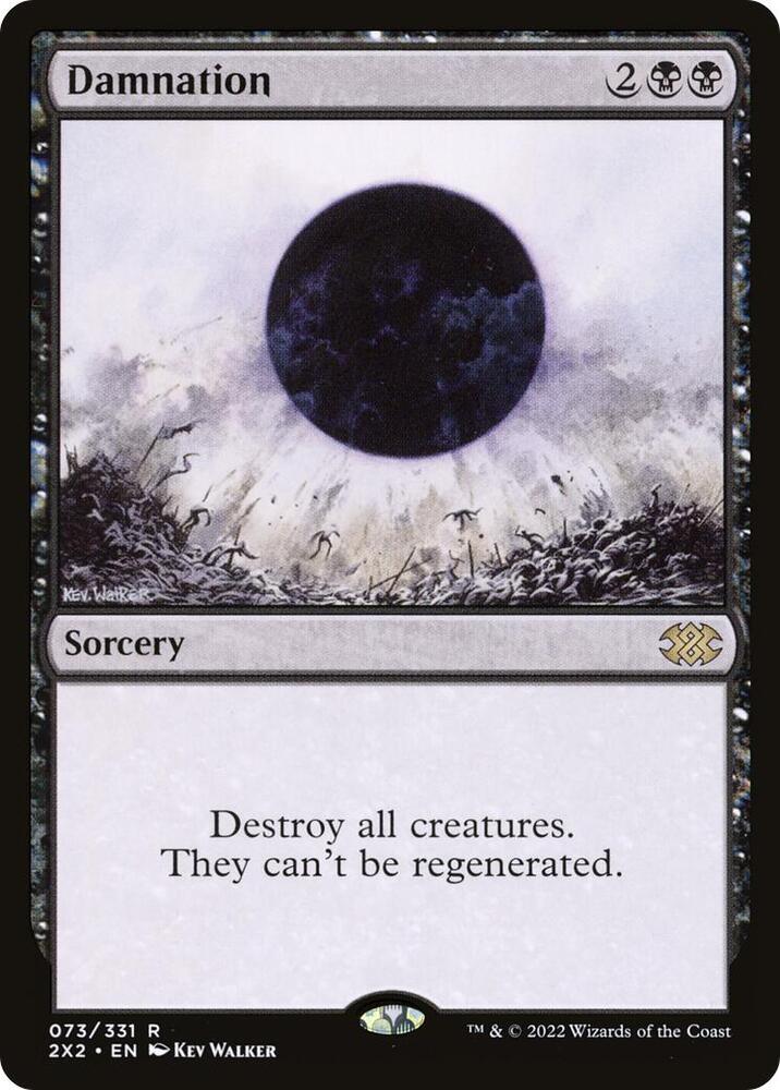 Damnation 73 card from Double Masters 2022