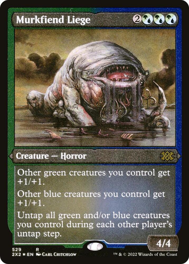 Murkfiend Liege (Foil Etched) 529 card from Double Masters 2022