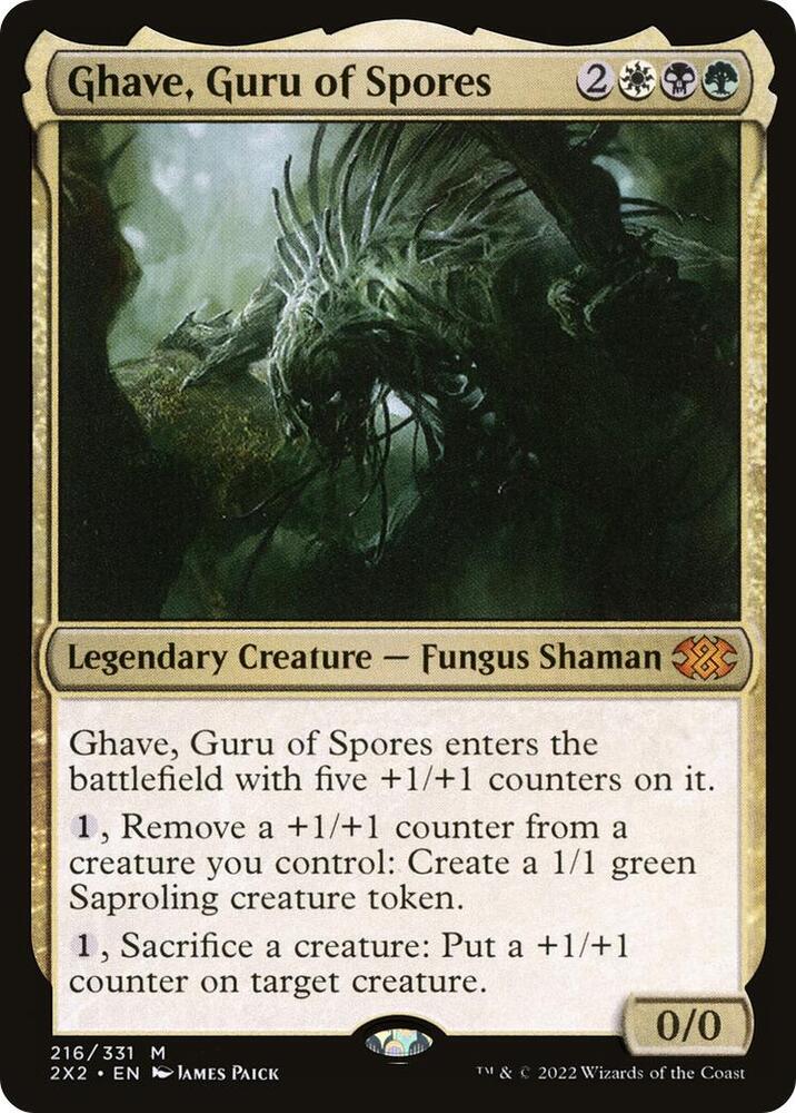Ghave, Guru of Spores 216 card from Double Masters 2022