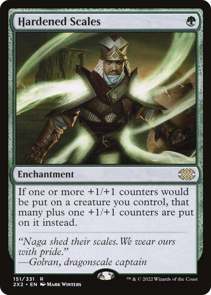 Hardened Scales 151 card from Double Masters 2022