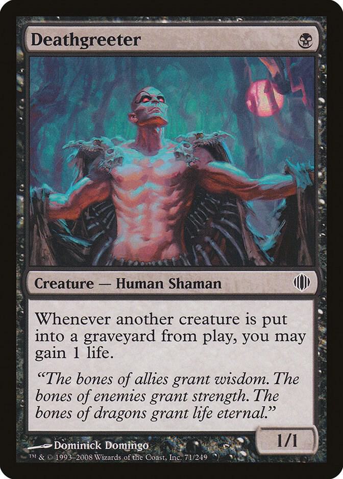 Deathgreeter 71 card from Shards of Alara