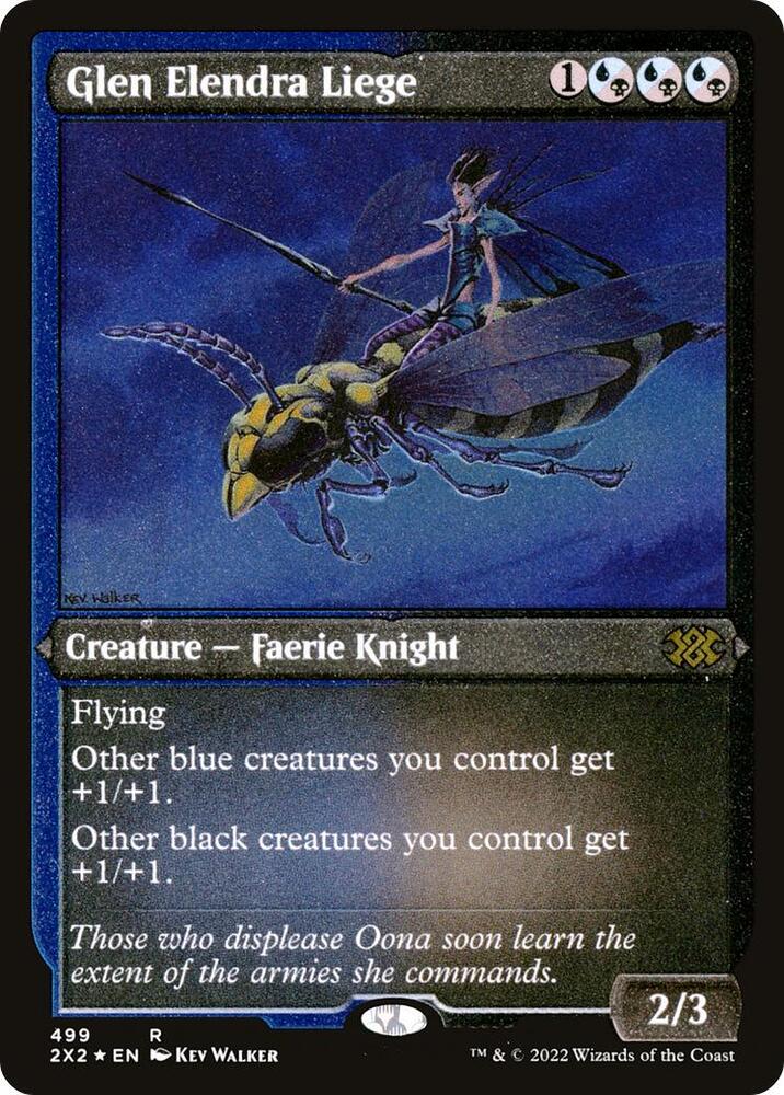 Glen Elendra Liege (Foil Etched) 499 card from Double Masters 2022