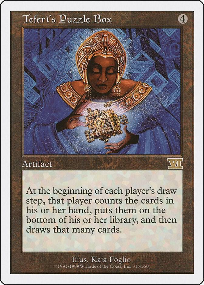 Teferi's Puzzle Box 315 card from Classic Sixth Edition