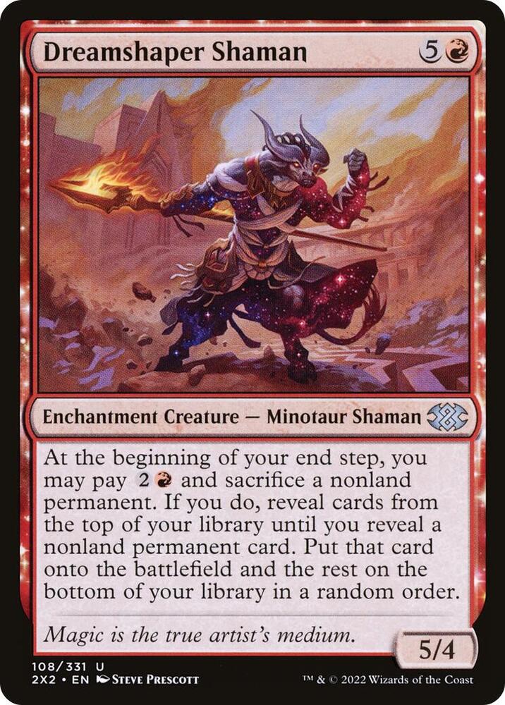 Dreamshaper Shaman 108 card from Double Masters 2022