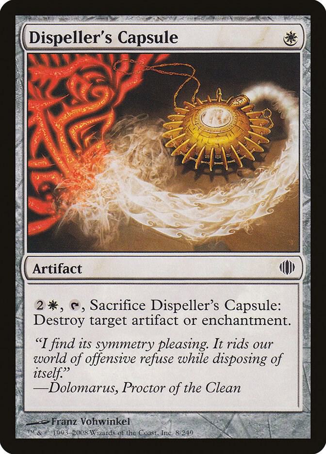 Dispeller's Capsule 8 card from Shards of Alara