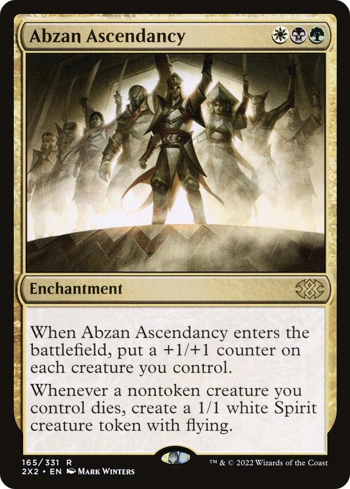 Abzan Ascendancy 165 card from Double Masters 2022
