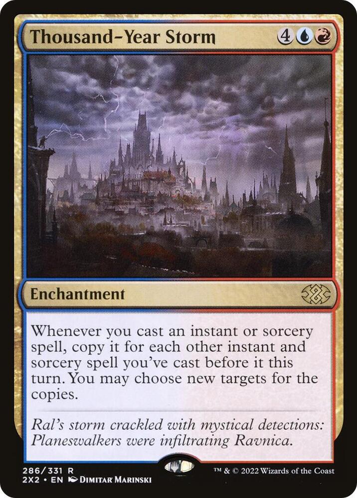 Thousand-Year Storm 286 card from Double Masters 2022