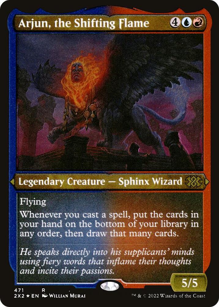 Arjun, the Shifting Flame (Foil Etched) 471 card from Double Masters 2022