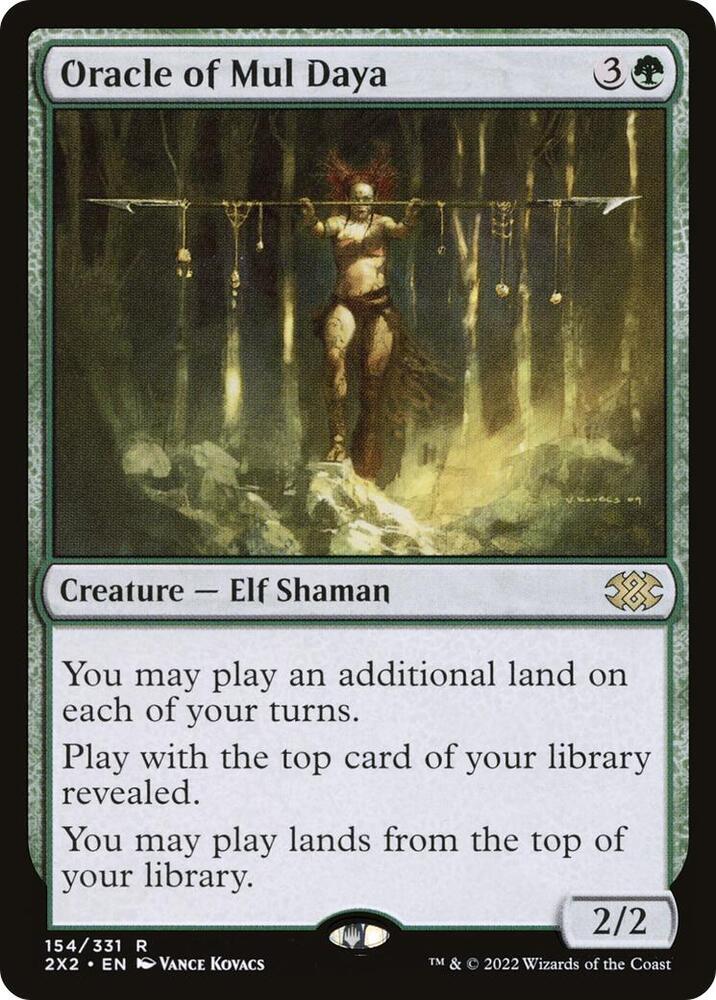 Oracle of Mul Daya 154 card from Double Masters 2022