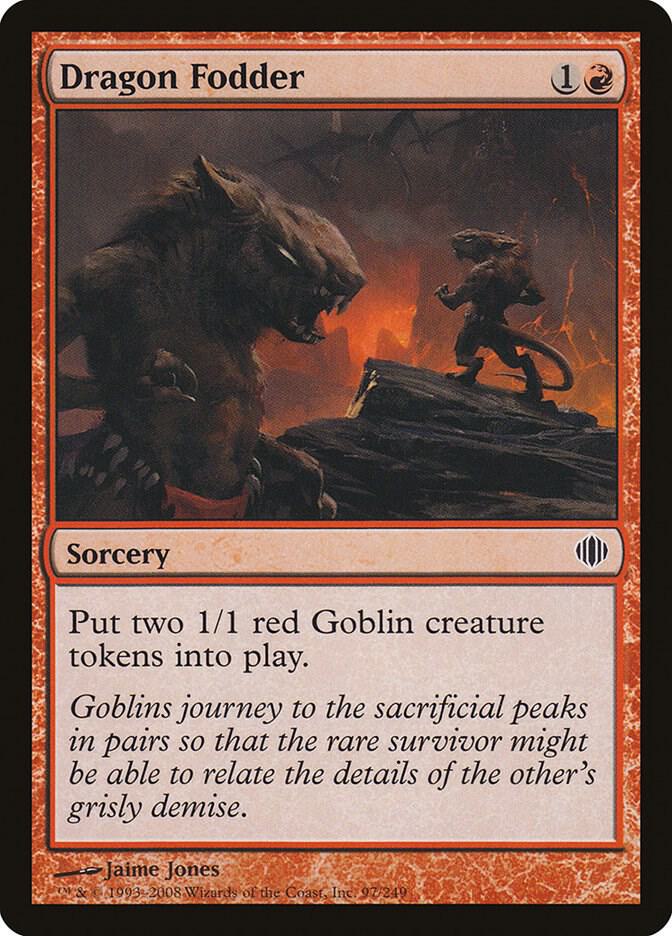 Dragon Fodder 97 card from Shards of Alara