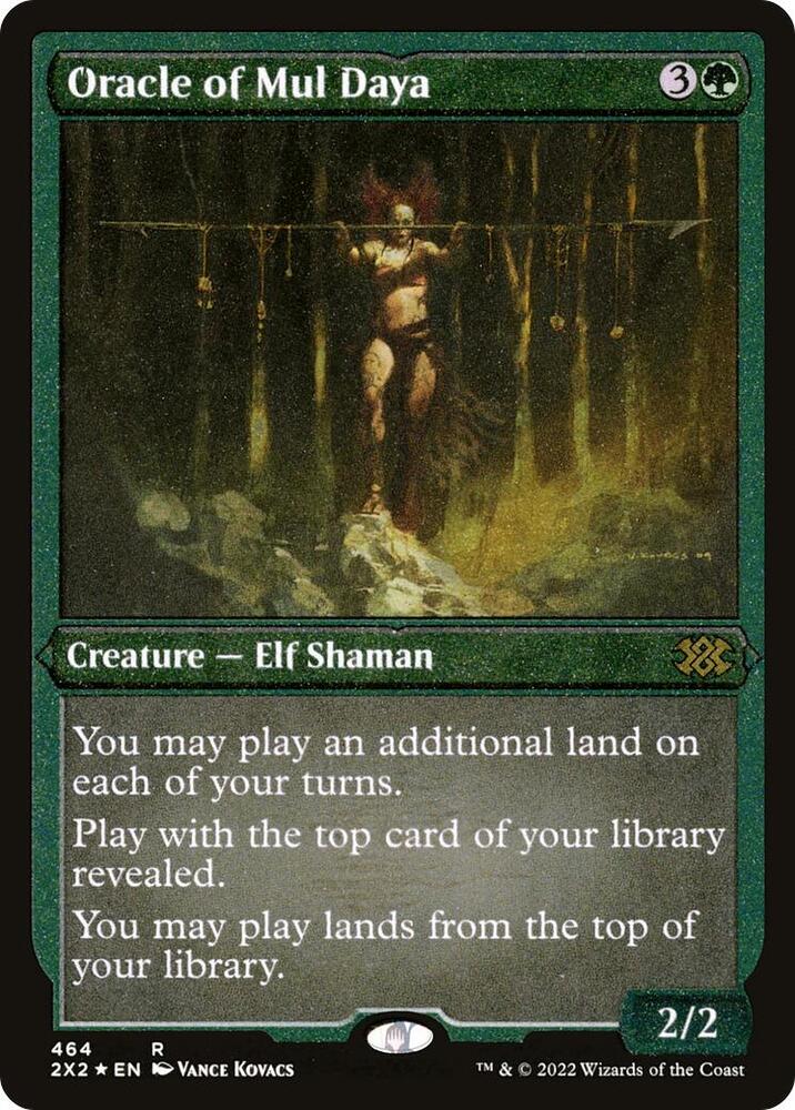 Oracle of Mul Daya (Foil Etched) 464 card from Double Masters 2022
