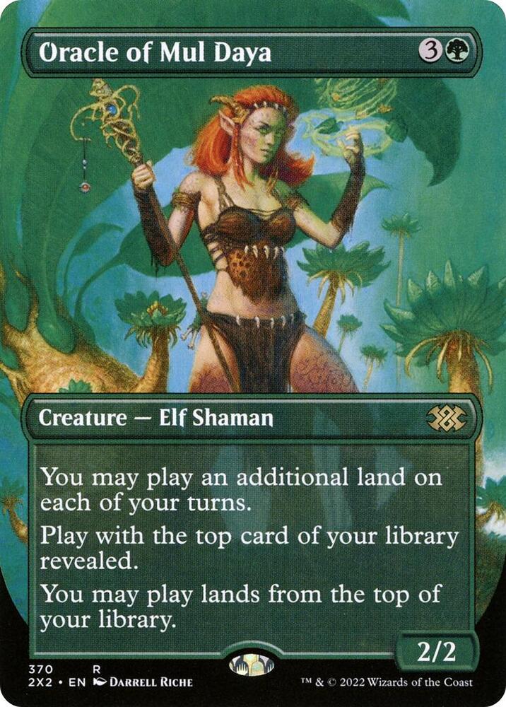Oracle of Mul Daya (Borderless) 370 card from Double Masters 2022