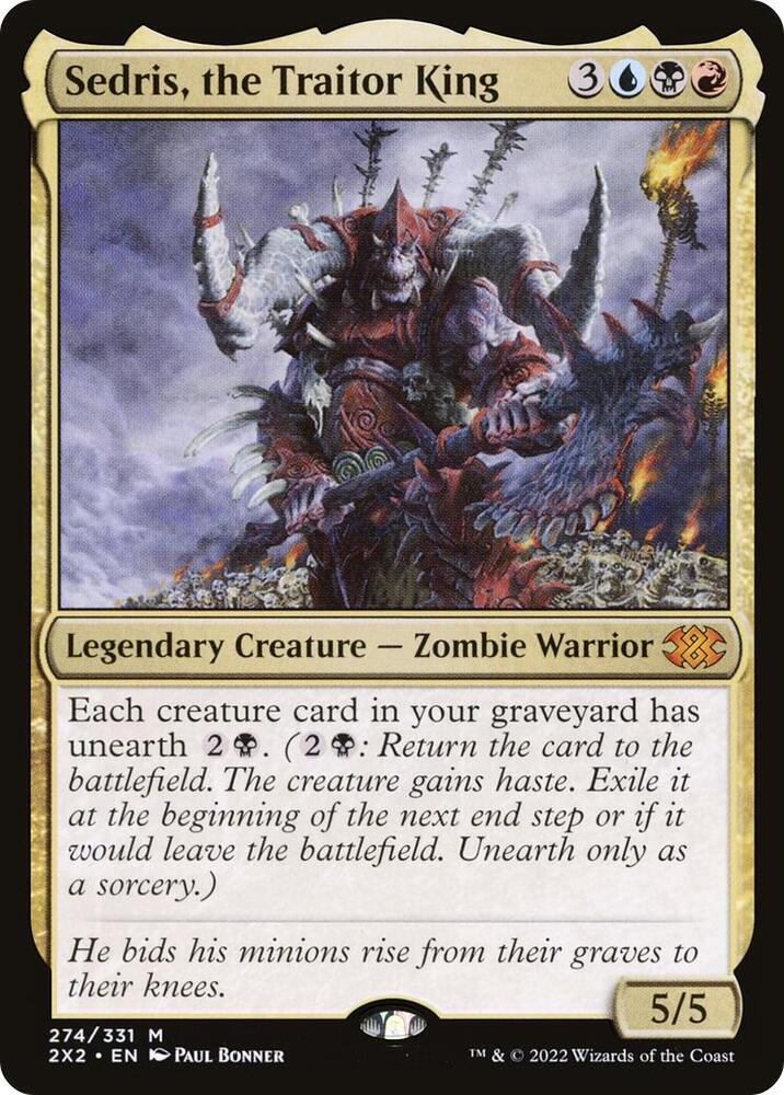 Sedris, the Traitor King 274 card from Double Masters 2022