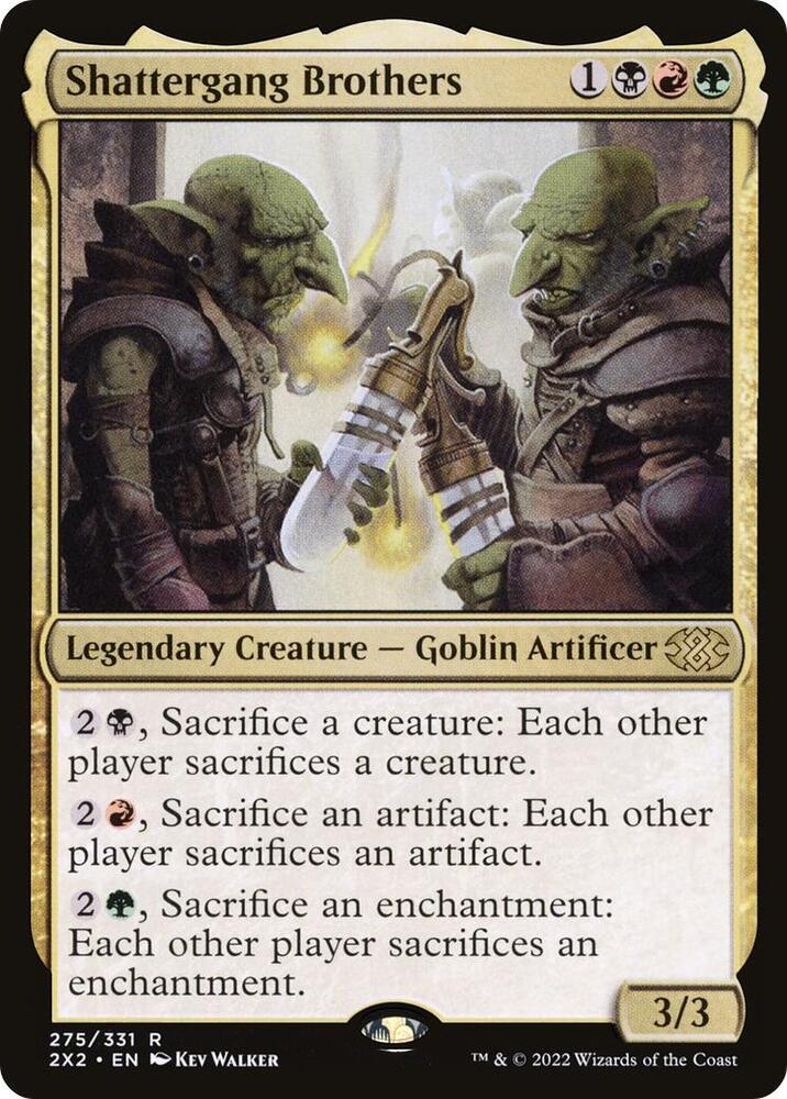 Shattergang Brothers 275 card from Double Masters 2022