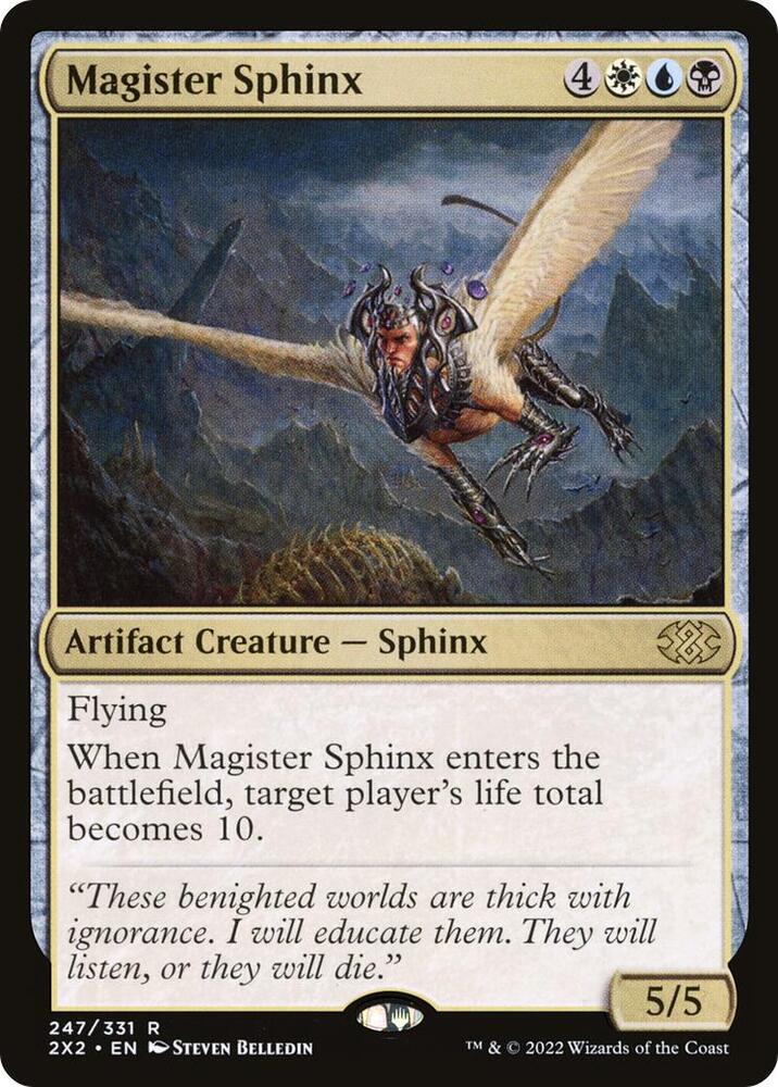 Magister Sphinx 247 card from Double Masters 2022