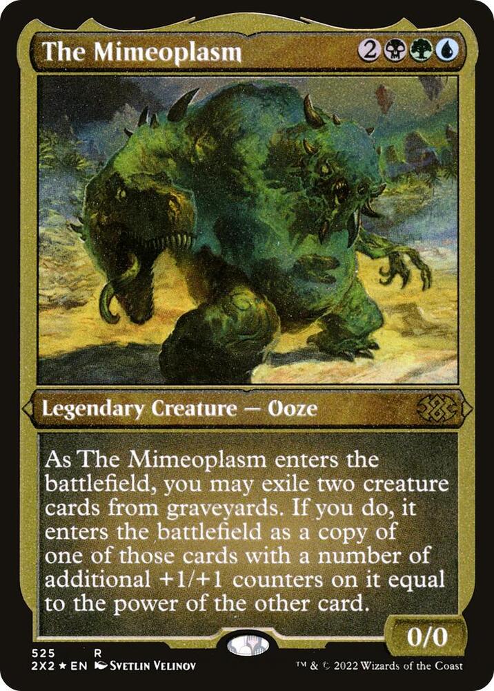 The Mimeoplasm (Foil Etched) 525 card from Double Masters 2022