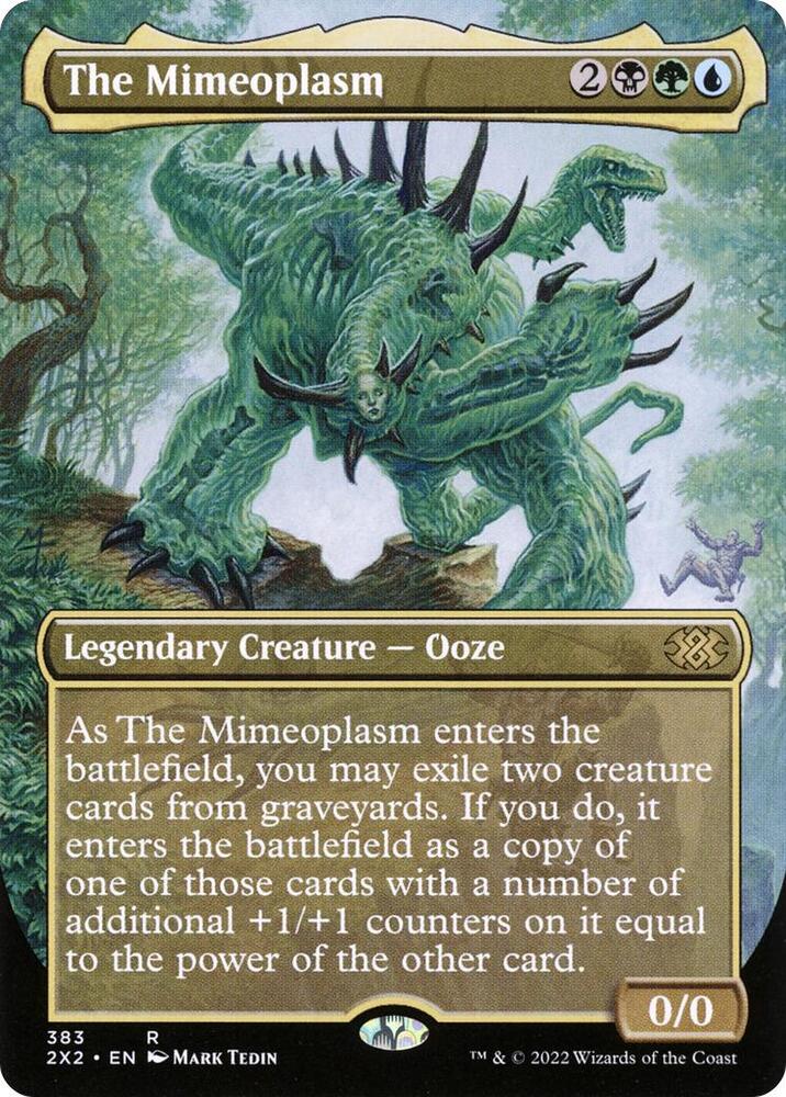 The Mimeoplasm (Borderless) 383 card from Double Masters 2022