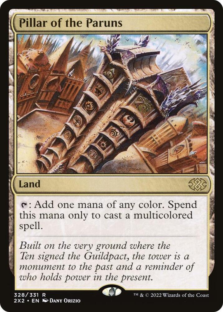 Pillar of the Paruns 328 card from Double Masters 2022