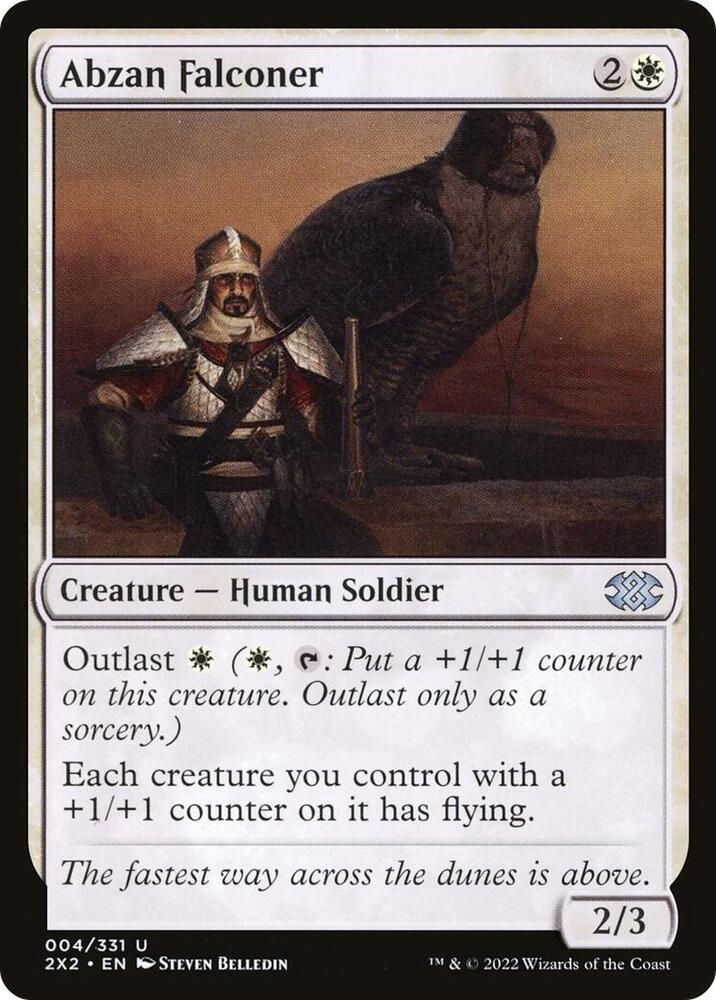 Abzan Falconer 4 card from Double Masters 2022