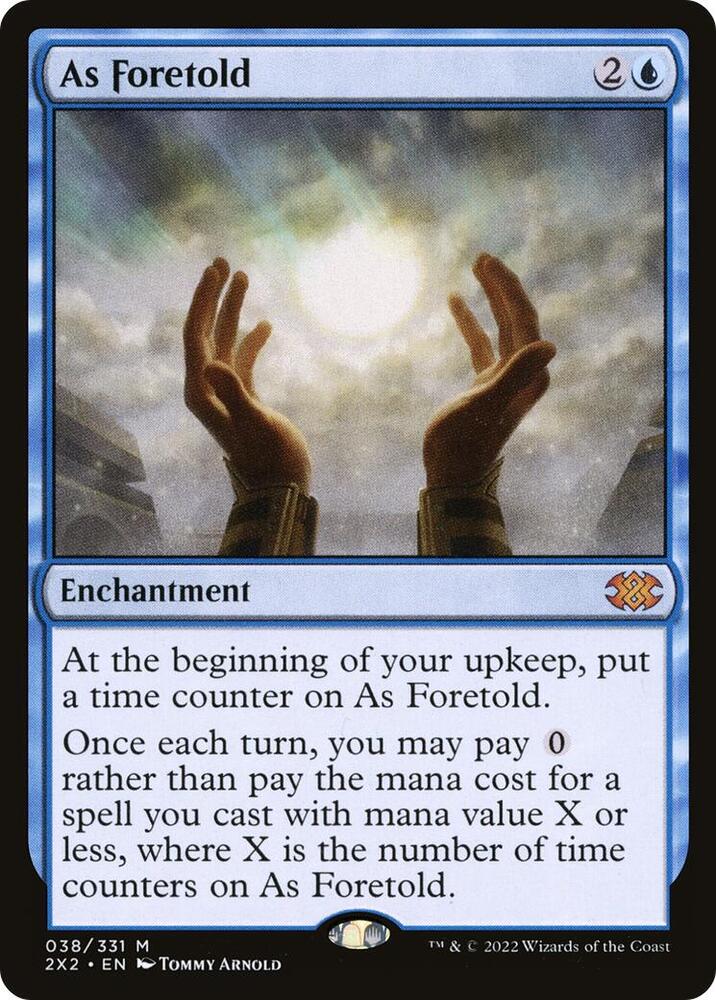 As Foretold 38 card from Double Masters 2022