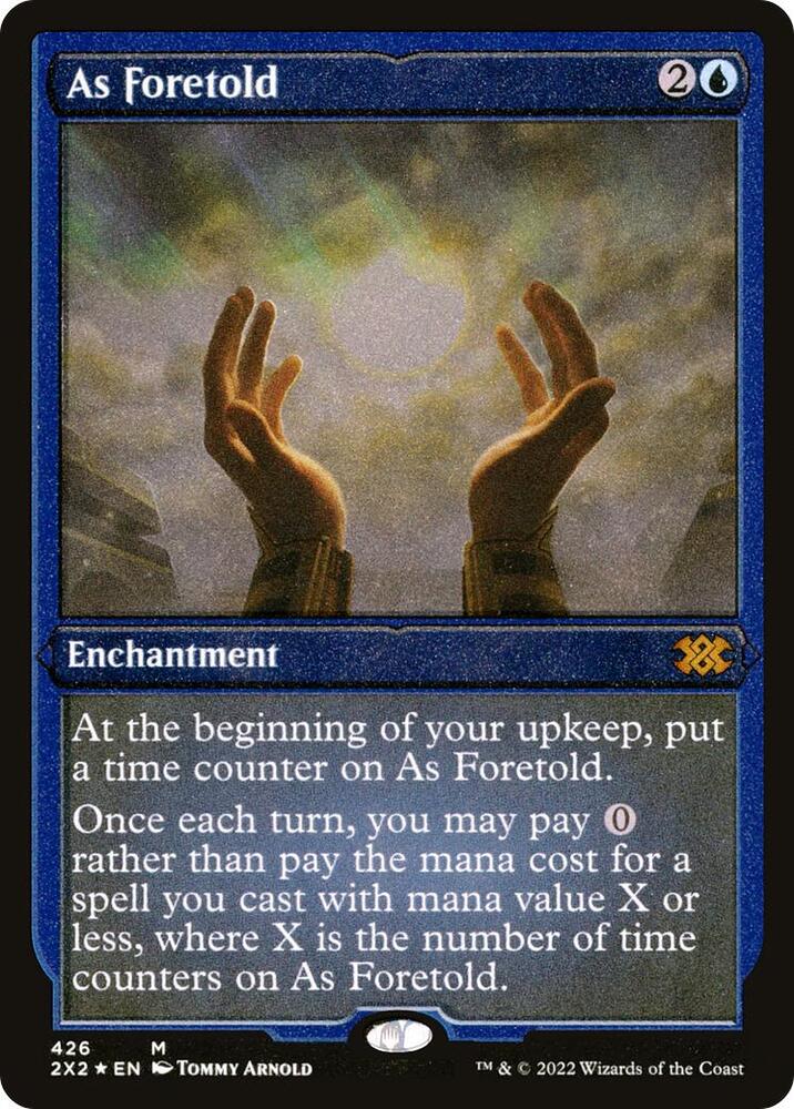 As Foretold (Foil Etched) 426 card from Double Masters 2022