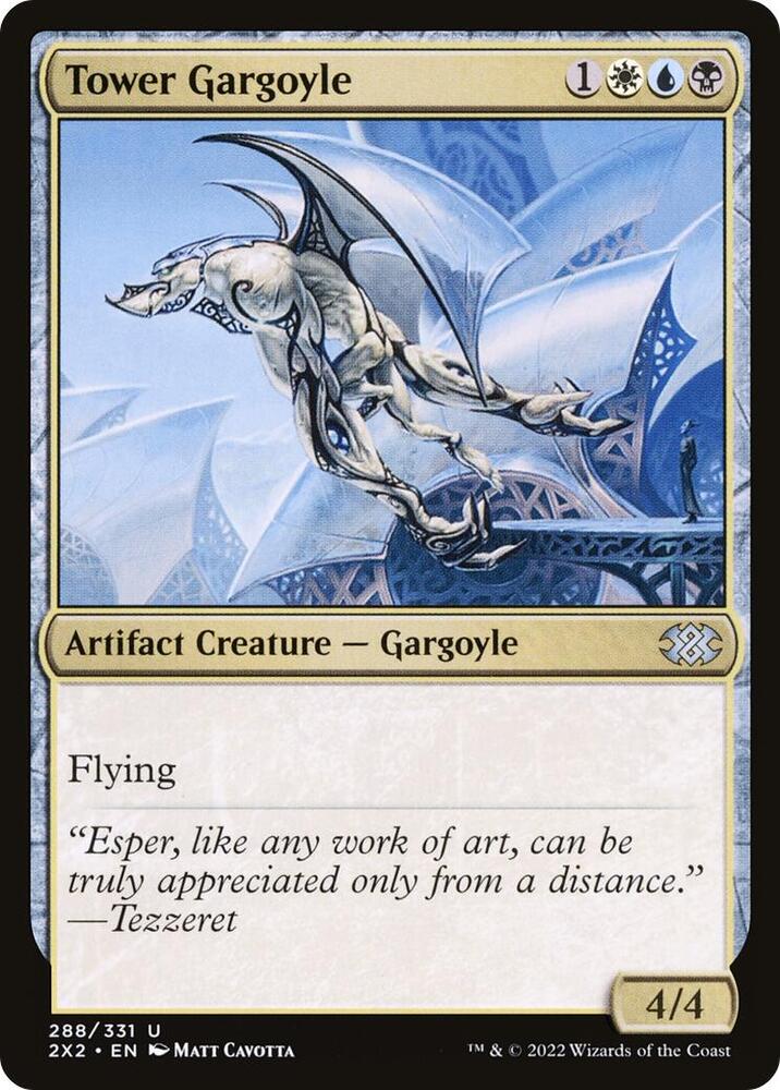 Tower Gargoyle 288 card from Double Masters 2022