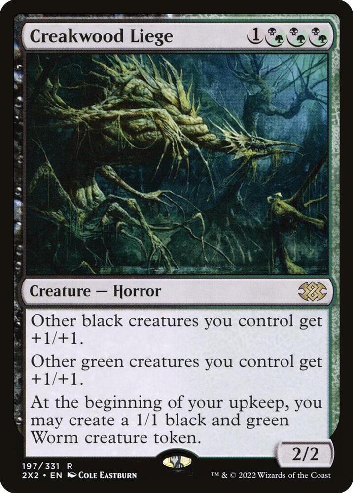Creakwood Liege 197 card from Double Masters 2022