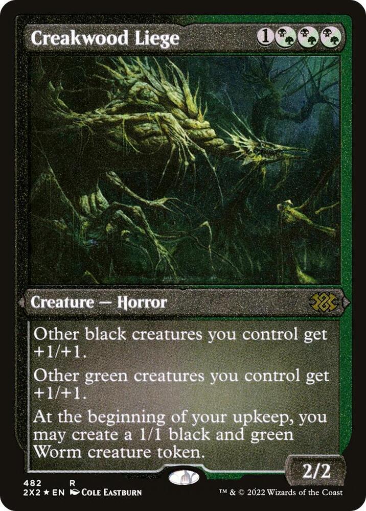Creakwood Liege (Foil Etched) 482 card from Double Masters 2022