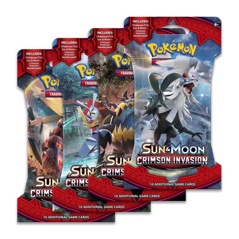 Crimson Invasion Sleeved Booster Pack Art Bundle [Set of 4] card from SM - Crimson Invasion