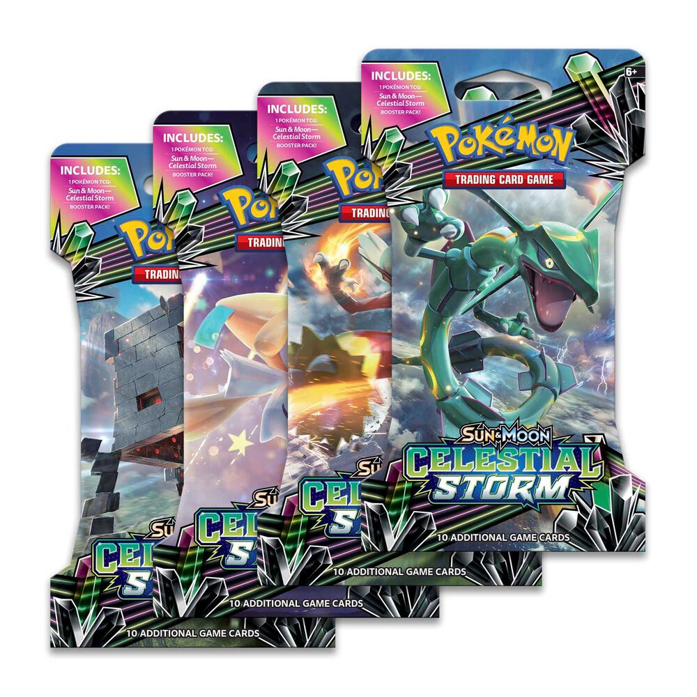 Celestial Storm Sleeved Booster Pack Art Bundle [Set of 4] card from SM - Celestial Storm